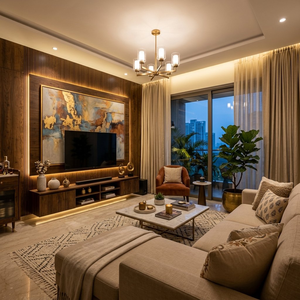 Living Room Interior Design Hyderabad